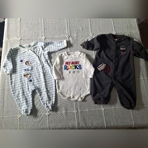 Bundle of 3 Baby Boy Outfits – Size 6–9 Months (Carter’s, Circo, Healthtex)